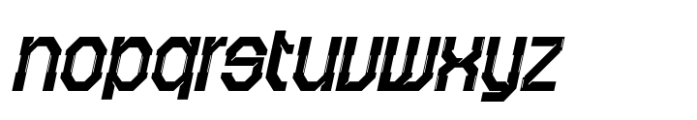 Cybros Italic Font LOWERCASE