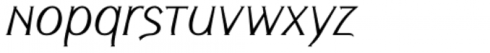 Cyceon Pro Light Msc Italic Font LOWERCASE