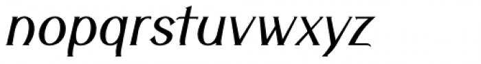 Cyceon Pro Semi Italic Font LOWERCASE