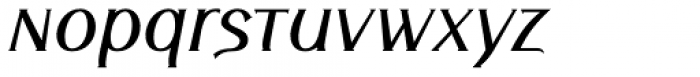 Cyceon Pro Semi Msc Italic Font LOWERCASE
