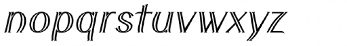 Cyceon Pro Strap Italic Font LOWERCASE