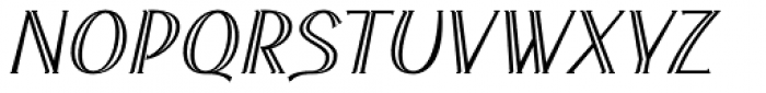 Cyceon Pro Strap Msc Italic Font UPPERCASE