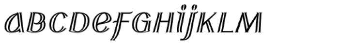 Cyceon Pro Strap Msc Italic Font LOWERCASE