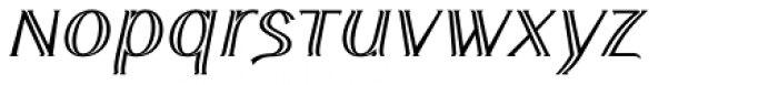 Cyceon Pro Strap Msc Italic Font LOWERCASE