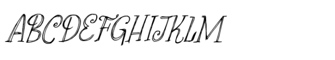 Cycle Of Fourths Italic Font UPPERCASE