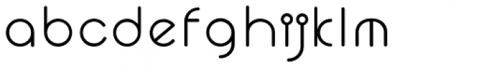 Cyclo Alternate Font LOWERCASE