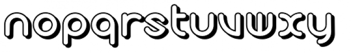 Cyclo Shadow Font LOWERCASE
