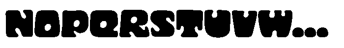 Cyclops Extended Font UPPERCASE