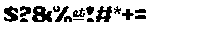 Cyclops Tiny Extended Font OTHER CHARS