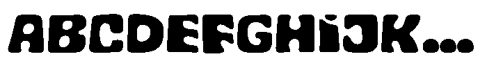 Cyclops Tiny Extended Font UPPERCASE