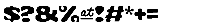 Cyclops Tiny Ultra Extended Font OTHER CHARS