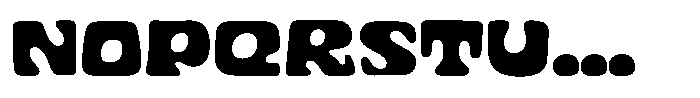 Cyclops Tiny Ultra Extended Font LOWERCASE