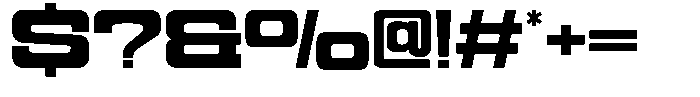Cyfor Bold Font OTHER CHARS