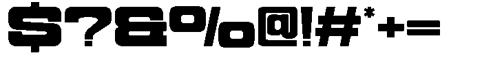Cyfor Extra Bold Font OTHER CHARS
