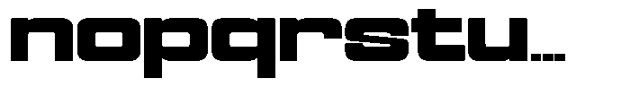 Cyfor Extra Bold Font LOWERCASE