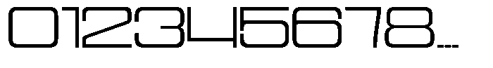 Cyfor Extra Light Font OTHER CHARS