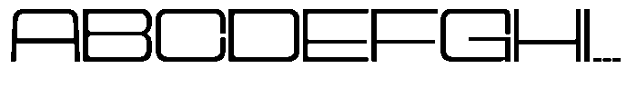 Cyfor Extra Light Font UPPERCASE