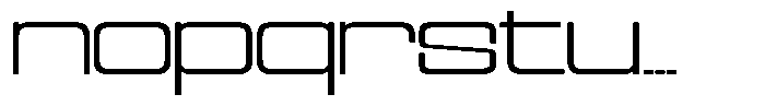 Cyfor Extra Light Font LOWERCASE