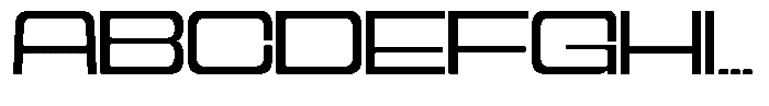 Cyfor Light Font UPPERCASE