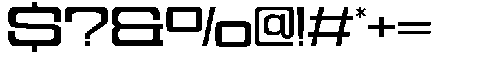 Cyfor Regular Font OTHER CHARS