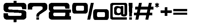 Cyfor Semi Bold Font OTHER CHARS