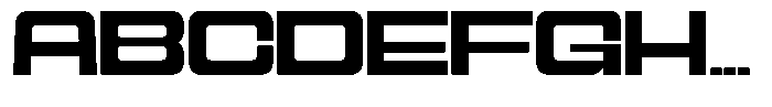Cyfor Semi Bold Font UPPERCASE