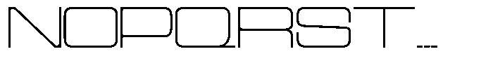 Cyfor Thin Font UPPERCASE