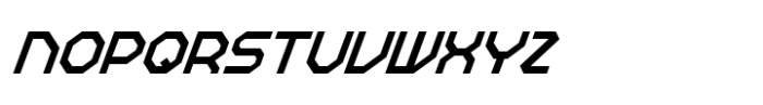 Cygun Condensed Oblique Font LOWERCASE