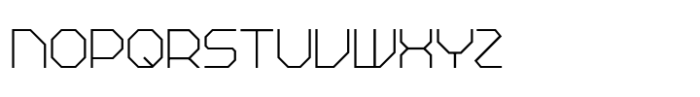 Cygun Thin Condensed Font LOWERCASE