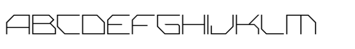 Cygun Thin Font UPPERCASE