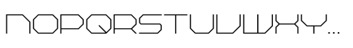 Cygun Thin Font UPPERCASE