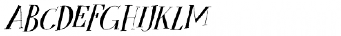 Cykelsmed Italic Font UPPERCASE