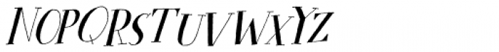 Cykelsmed Italic Font LOWERCASE