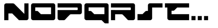 Cylon Font LOWERCASE