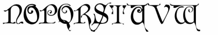 Cymbeline Font UPPERCASE