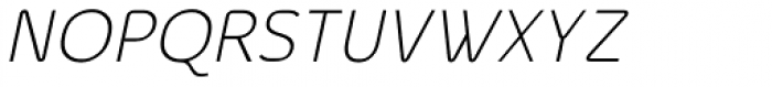 Cyne Oblique Font UPPERCASE