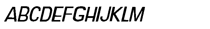 Cynera Obelique Font UPPERCASE