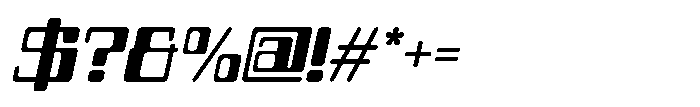 Cynode Italic Font OTHER CHARS