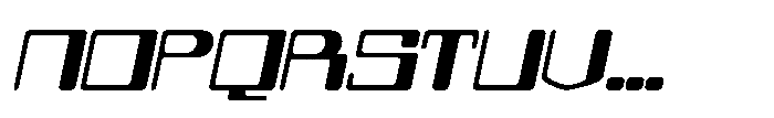 Cynode Italic Font UPPERCASE