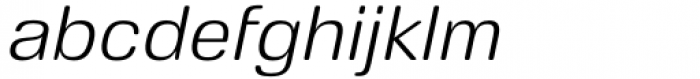 Cynosure Soft Light Italic Font LOWERCASE