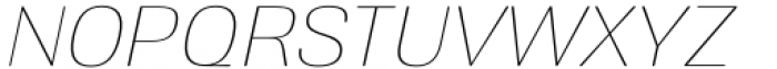 Cynosure Soft Thin Italic Font UPPERCASE