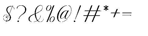 Cynthera Grace Font OTHER CHARS