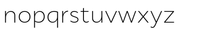 Cyntho Next Extra Light Font LOWERCASE