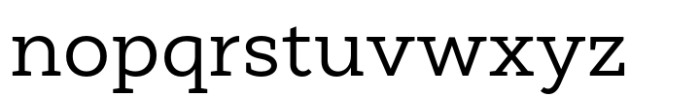 Cyntho Next Slab Regular Font LOWERCASE