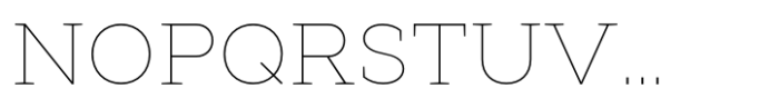 Cyntho Next Slab Thin Font UPPERCASE