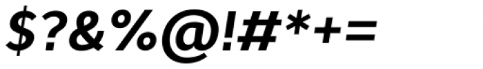 Cyntho Pro Bold Italic Font OTHER CHARS