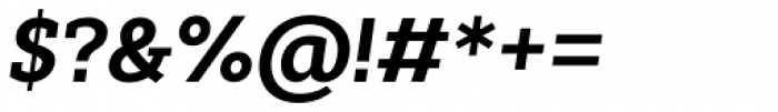Cyntho Slab Pro Bold Italic Font OTHER CHARS