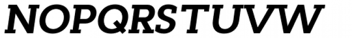 Cyntho Slab Pro Bold Italic Font UPPERCASE