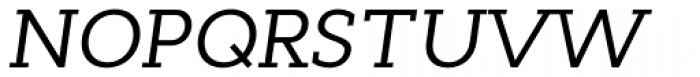 Cyntho Slab Pro Italic Font UPPERCASE