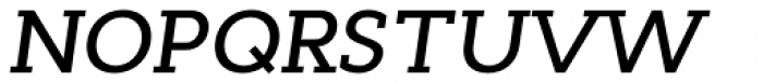 Cyntho Slab Pro Medium Italic Font UPPERCASE
